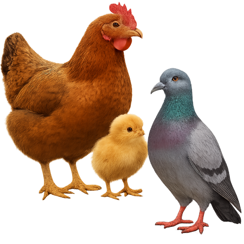 कुक्कुट-कबूतर