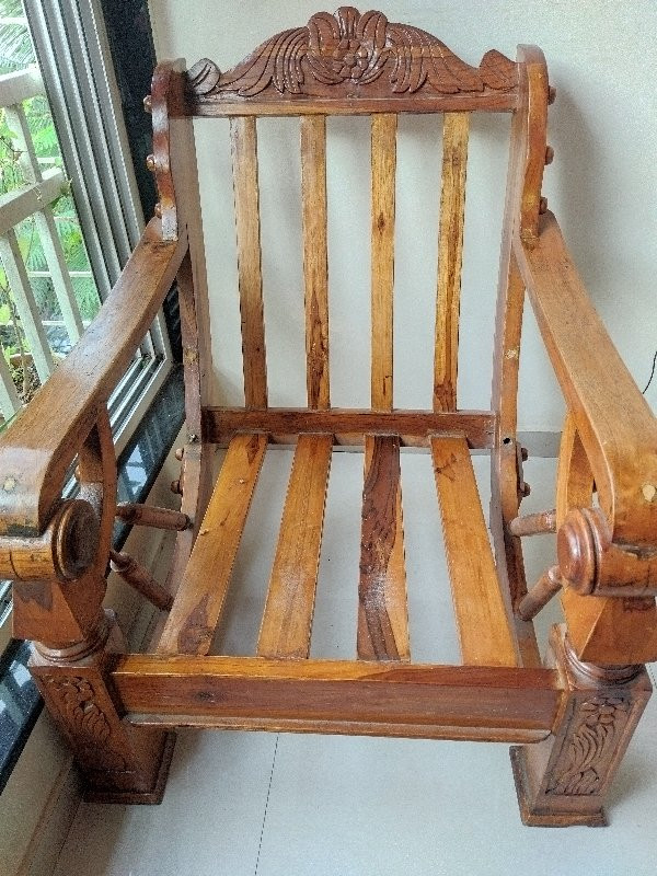 सागवानी सोफा सेट लाकडी