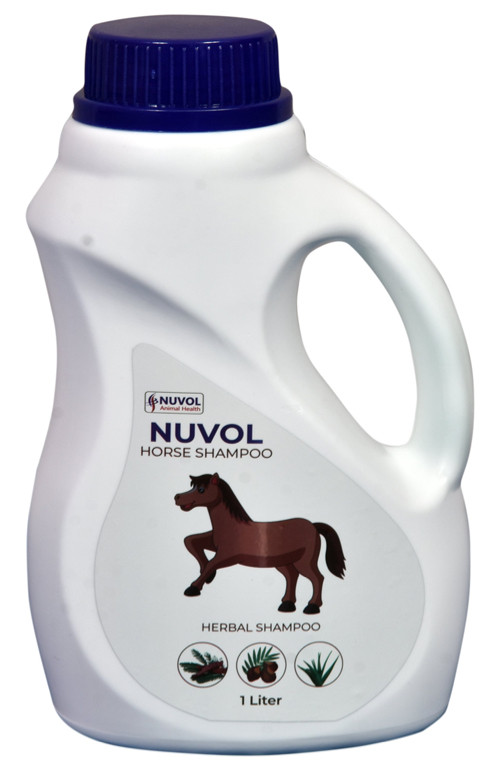 નુવોલ હોસઁ શેમ્પૂ
NUVOL Horse Shampoo
ઘોડા, ઘોડીને નવડાવવા માટે શેમ્પુ