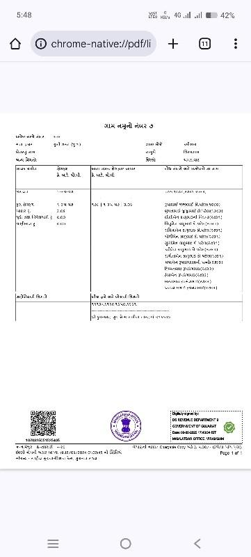 જમીન વેચવાની છે 
કમીજલા નભોઈ વચ્ચે