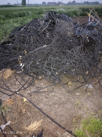 જૂની નળી નો ભંગાર વેચવાનો છે