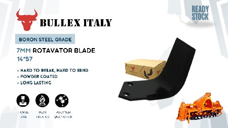 🔴 BULLEX ITALY રોટાવેટર બ્લેડ – મજબૂતીમાં નંબર 1!