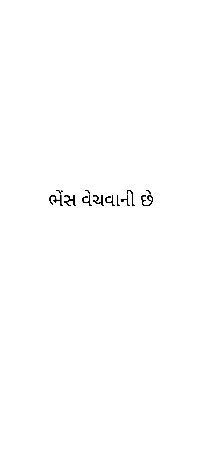 ભેશ વેચવાની છે.