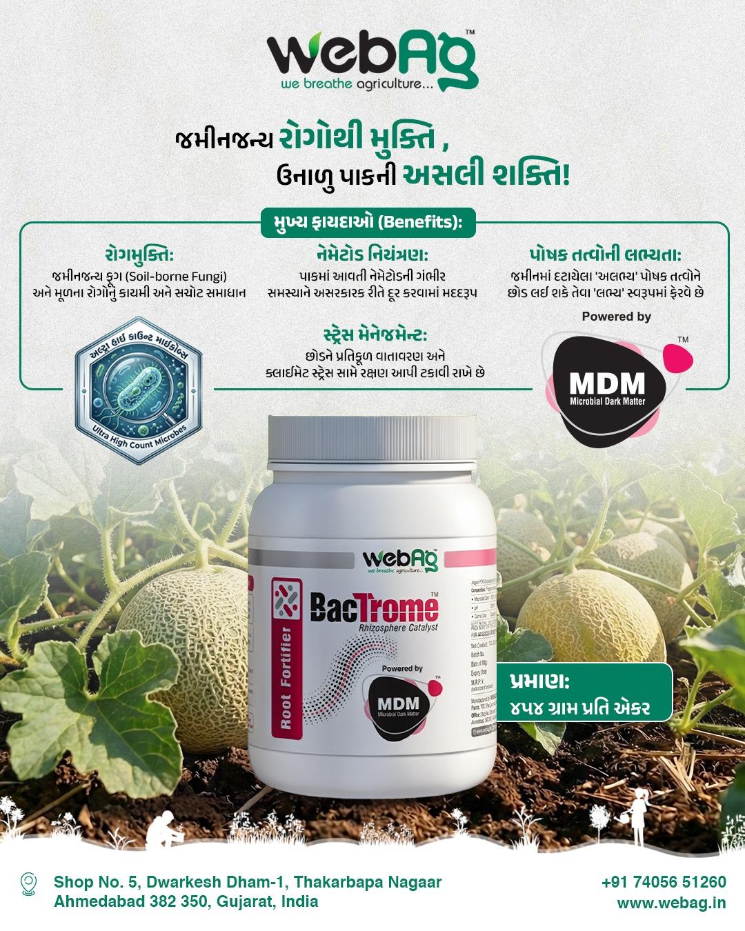 તમારા ઉનાળુ પાકને આપો જમીન જન્ય ફુગ સામે અસલી શક્તિ! 💪🌱