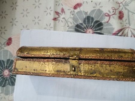 brass metal box