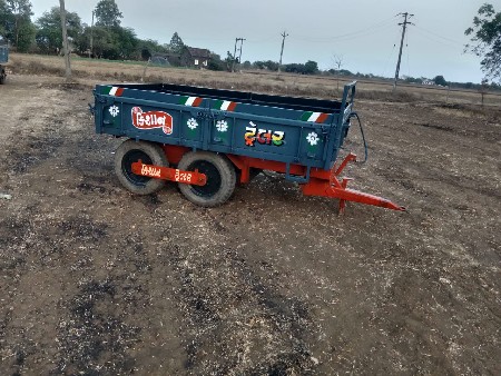 મીની ટેકટર નુ કિશાન નું ફોરવીલ ટેલર