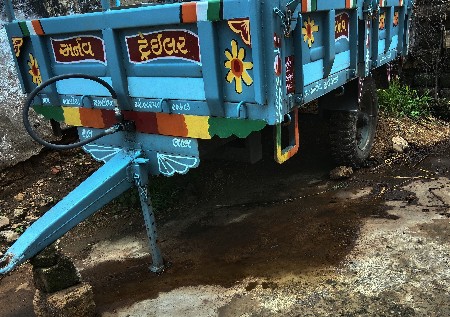 mini tractor trailor