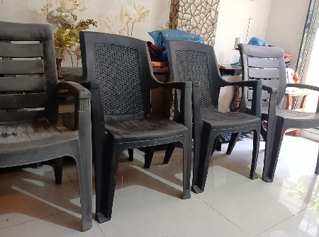 plastic chairs