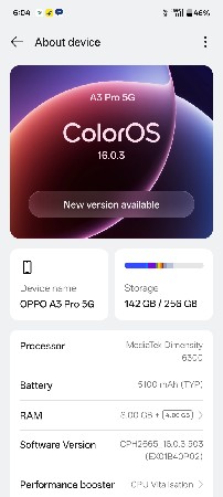 oppo A3 pro 5G
