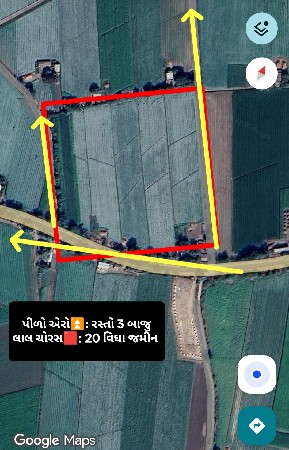 જમીન વેચવાની છે 20 વિઘા.