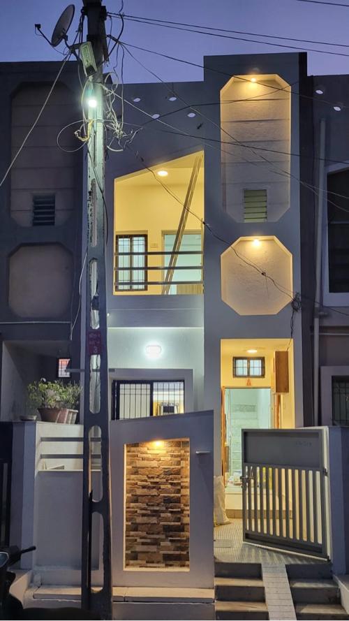 3BHK ફુલ ફર્નિચર સાથે નવું મકાન શ્રીજી સોસાયટી ખંભાળિયા