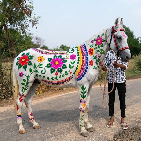 ચાલુ વરઘોડાની ઘોડી વેચવાની છે