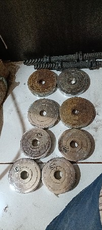 જીમ ના સ્ટીલ ડમ બેલ