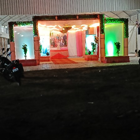 મંડપ ડેકોરેશન નો માલ વેચવા નો