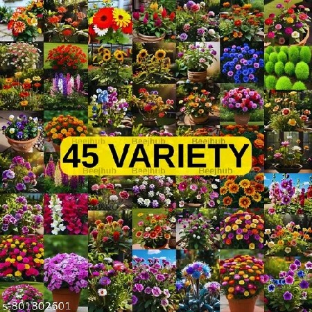 45+ flower seed