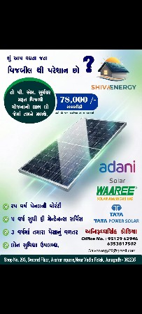 સબસિડી વાળું ઘર ઉપર નું સોલર