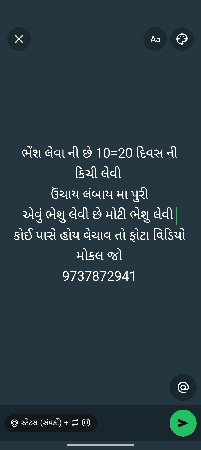 ભેંશ લેવી છે
