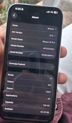 I phone 15 pro