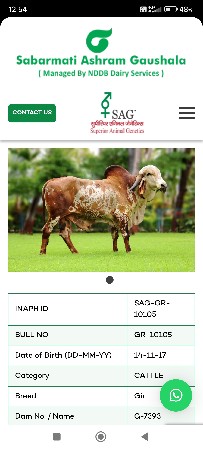 કુત્રિમ  બીજદાન તેમજ પ્રાથમિક તપાસ