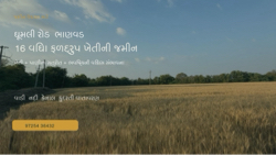 16 વિઘા ફળદ્રુપ ખેતીની જમીન વેચવાની છે - ઘૂમલી રોડ, ભાણવડ