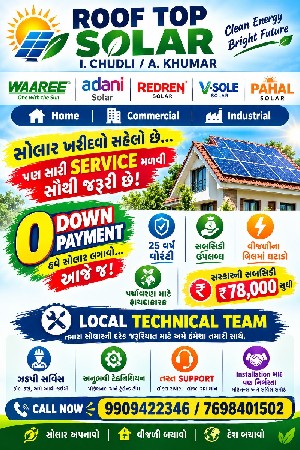 સોલર મા 78,000 સબસીડી.