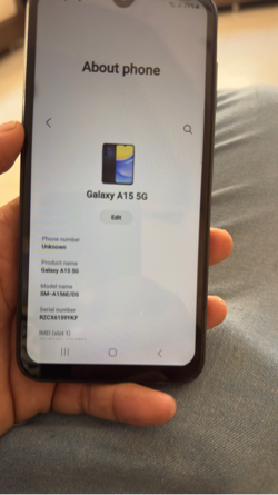5G SAMSUNG A15