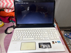 Opening  system not found maus ishi charging wair lug Sony laptop