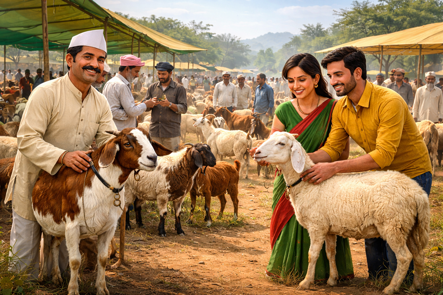 शेळी खरेदी विक्री – पीपळाना पाने वर थेट व्यवहार