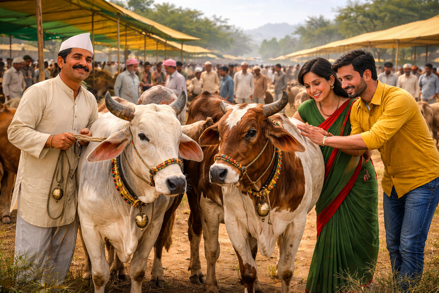 बैल खरेदी विक्री – पीपळाना पाने वर थेट व्यवहार